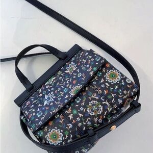 TORY BURCH BLOCK T MINI SATCHEL CROSSBODY